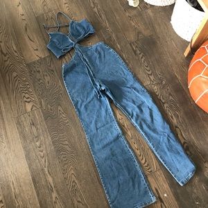 Denim jumpsuit
